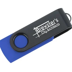 Swivel USB-C Drive - Black - 8GB - 24 hr