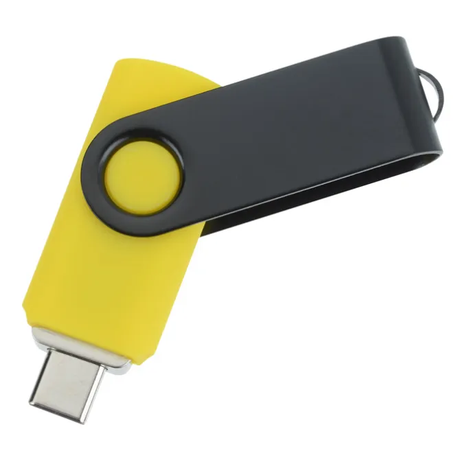 Swivel USB-C Drive - Black - 32GB - 24 hr