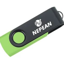 Swivel USB-C Drive - Black - 16GB - 24 hr