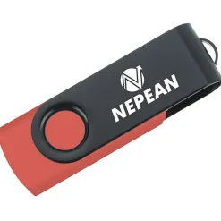 Swivel USB-C Drive - Black - 16GB - 24 hr