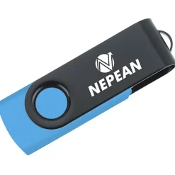 Swivel USB-C Drive - Black - 16GB - 24 hr