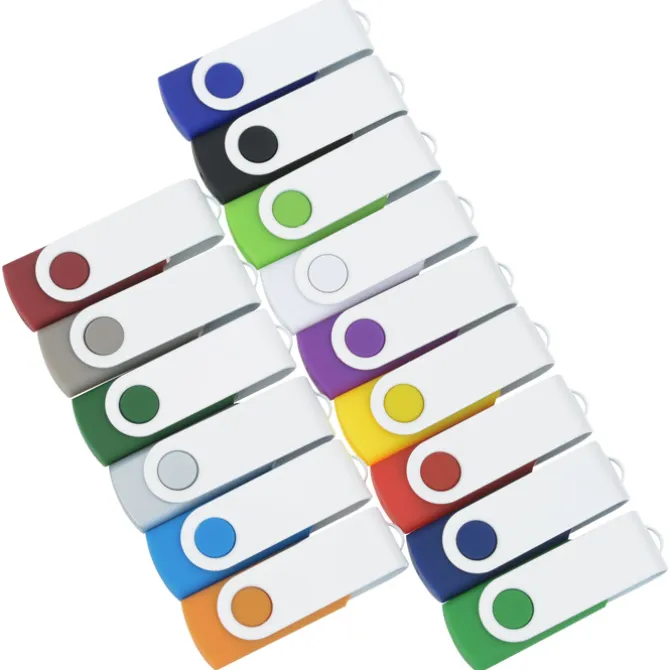 Swivel USB-C Drive - White - 8GB
