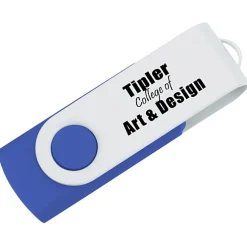 Swivel USB-C Drive - White - 8GB - 24 hr