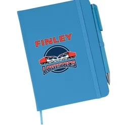 TaskRight Afton Notebook with Pen - Full Color
