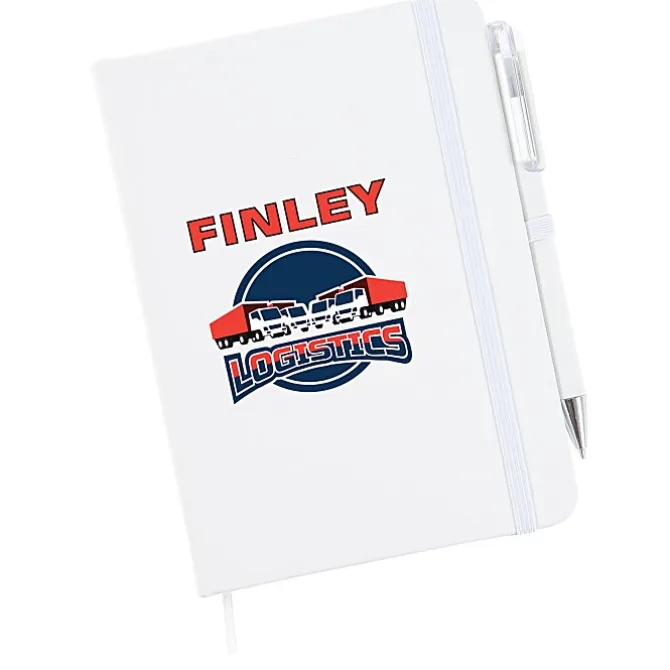 TaskRight Afton Notebook with Pen - Full Color