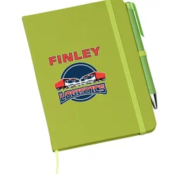 TaskRight Afton Notebook with Pen - Full Color