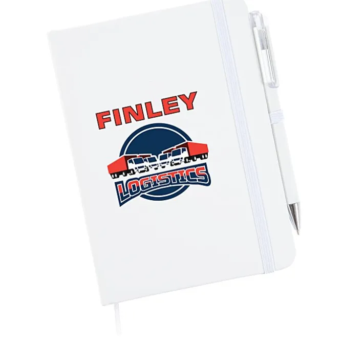 TaskRight Afton Notebook with Pen - Full Color