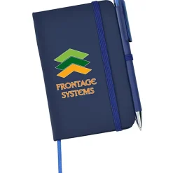 TaskRight Afton Notebook with Pen - 5 1/2 inches x 3 1/2 inches - Full Color