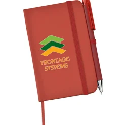 TaskRight Afton Notebook with Pen - 5 1/2 inches x 3 1/2 inches - Full Color