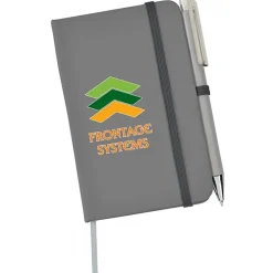 TaskRight Afton Notebook with Pen - 5 1/2 inches x 3 1/2 inches - Full Color