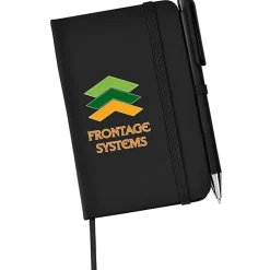 TaskRight Afton Notebook with Pen - 5 1/2 inches x 3 1/2 inches - Full Color