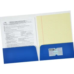 TaskRight Gloss Two-Pocket Presentation Folder
