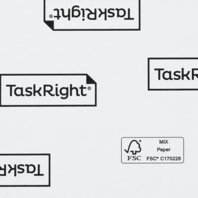 TaskRight 6 inches x 4 inches Notepad - 25 Sheet - 24 hr