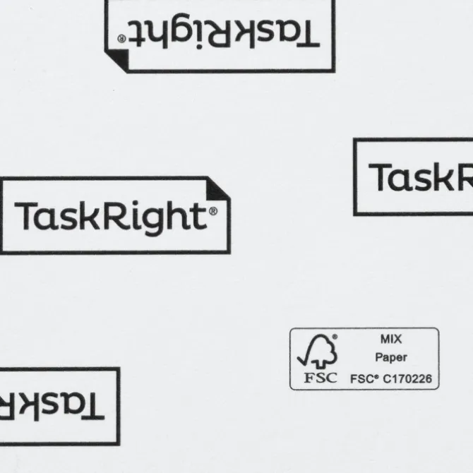 TaskRight 7 inches x 5 inches Notepad - 25 Sheet - 24 hr