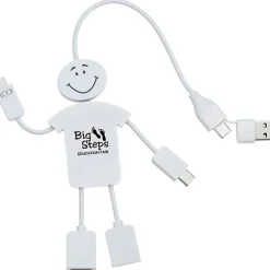 TechMate 2.0 Duo Charging Cable and USB Hub - 24 hr
