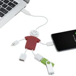 TechMate 2.0 Duo Charging Cable and USB Hub - 24 hr