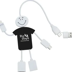 TechMate 2.0 Duo Charging Cable and USB Hub - 24 hr