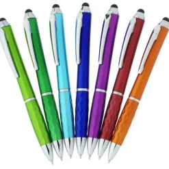 Tev Stylus Twist Pen - Metallic