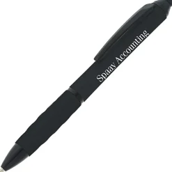 Tev Stylus Twist Pen - Metallic - Black