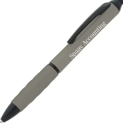 Tev Stylus Twist Pen - Metallic - Black