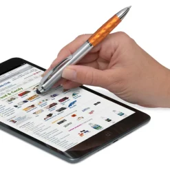 Tev Stylus Twist Pen - Silver