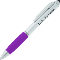 Tev Stylus Twist Pen - Silver