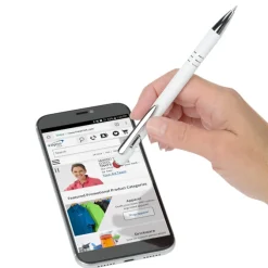 Textari Soft Touch Stylus Metal Pen - White