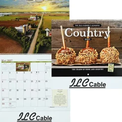 The Old Farmer's Almanac Calendar - Country - Spiral