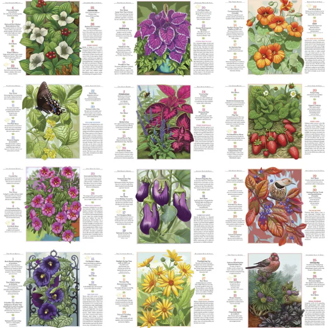 The Old Farmer's Almanac Calendar - Gardening - Spiral