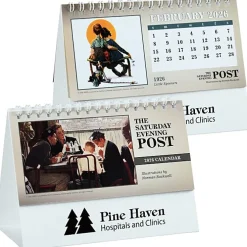 The Saturday Evening Post Norman Rockwell Desk Calendar
