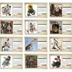 The Saturday Evening Post Norman Rockwell Desk Calendar - Large