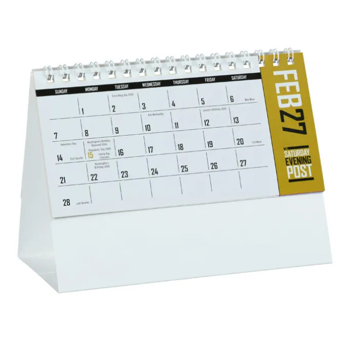 The Saturday Evening Post Tent-Style Desk Calendar