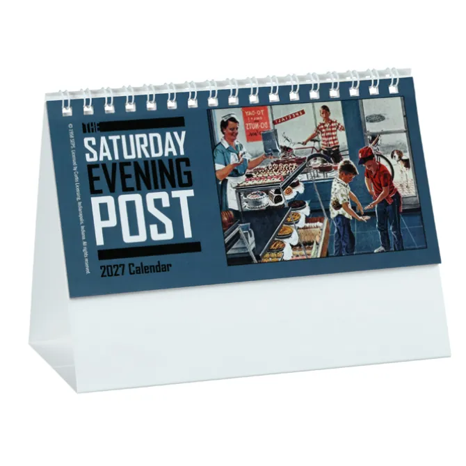 The Saturday Evening Post Tent-Style Desk Calendar