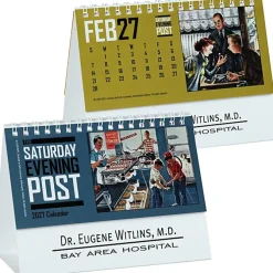The Saturday Evening Post Tent-Style Desk Calendar