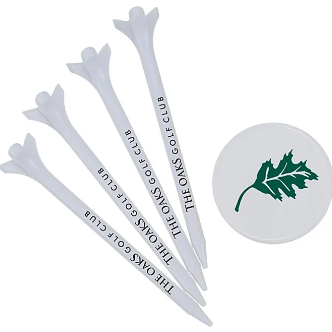 Three Prong Tee Pack with Ball Marker - 3 1/4 inches