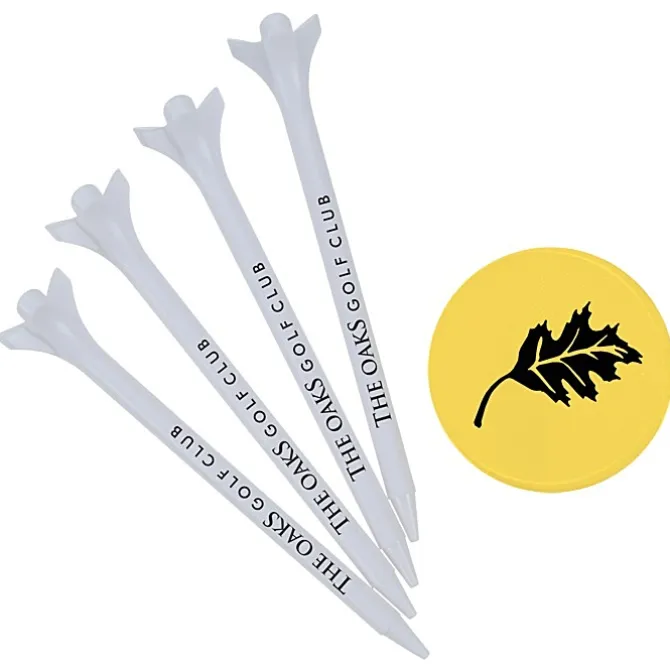 Three Prong Tee Pack with Ball Marker - 3 1/4 inches