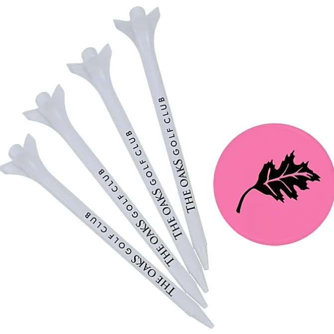 Three Prong Tee Pack with Ball Marker - 3 1/4 inches