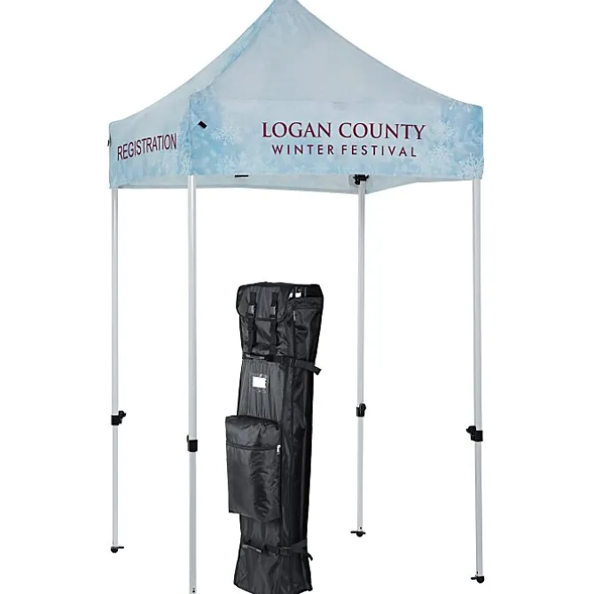 Thrifty 5-foot Event Tent with Soft Carry Case - Full Color