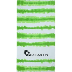 Tie-Dye Cabana Stripe Beach Towel