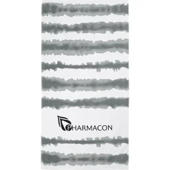 Tie-Dye Cabana Stripe Beach Towel - 24 hr