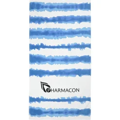 Tie-Dye Cabana Stripe Beach Towel - 24 hr
