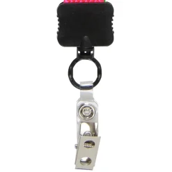 Tie-Dye Multicolor Lanyard - 3/4 inches - Snap with Metal Bulldog Clip