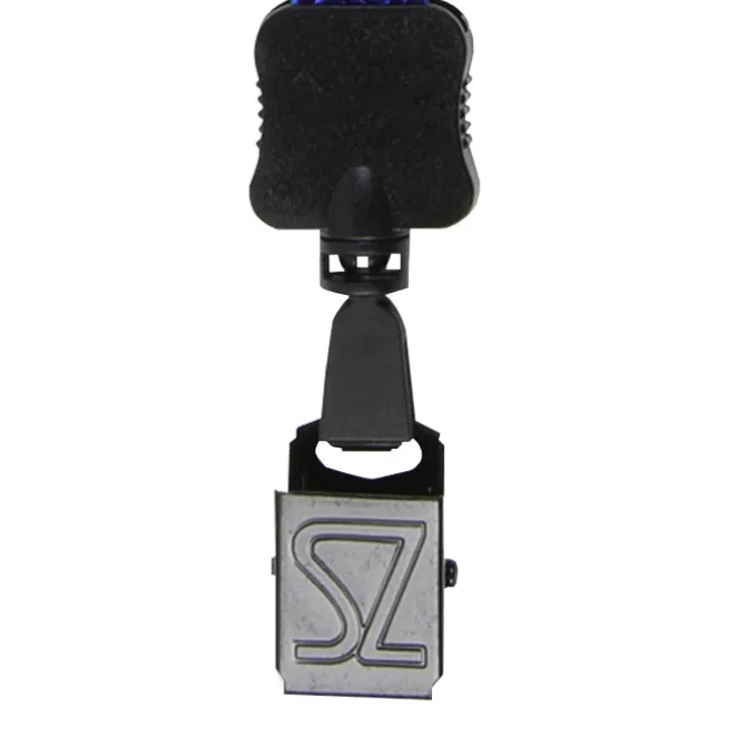 Tie-Dye Multicolor Lanyard - 3/4 inches - Large Metal Bulldog Clip - 24 hr