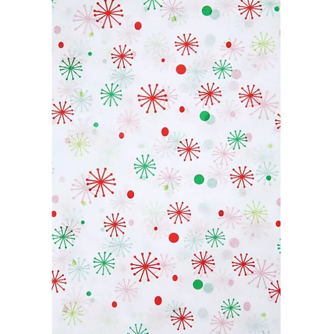Tissue Paper - Seasons Greeting Snowflakes