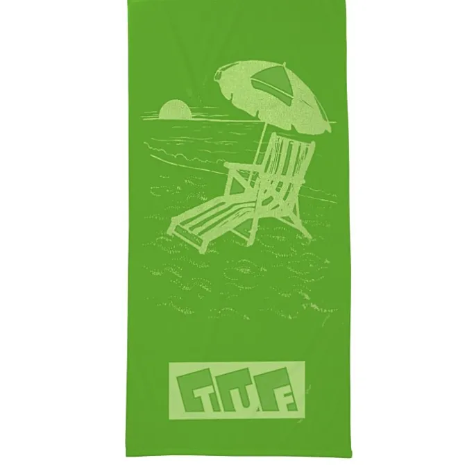 Tone on Tone Stock Art Towel - Chair with Umbrella