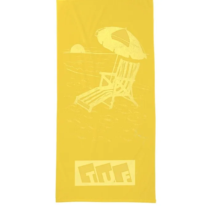 Tone on Tone Stock Art Towel - Chair with Umbrella