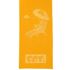 Tone on Tone Stock Art Towel - Chair with Umbrella
