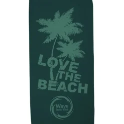 Tone on Tone Stock Art Towel - Love the Beach