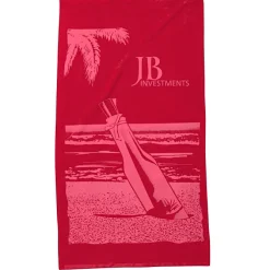 Tone on Tone Stock Art Towel - Message in a Bottle