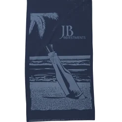 Tone on Tone Stock Art Towel - Message in a Bottle